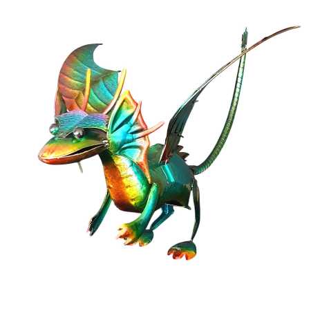 Metall Drachen Grün